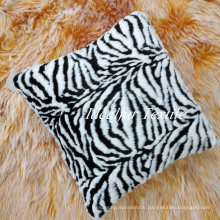 100% Polyester Fleece Custom Zebra-Stripe Decorative Pillow